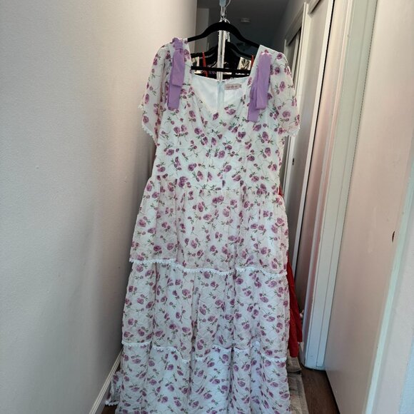 Ivy City Co Annabelle Dress in Roses 2X NWT - Picture 5 of 7